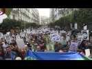 Algerians flood streets to mark protest movement's first birthday - Label : AFPTV - First images - Category : News