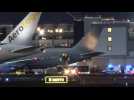 Coronavirus evacuees disembark plane in Frankfurt - Label : AFPTV - First images - Category : News