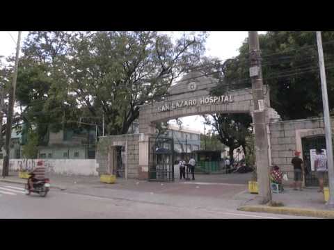 Images of Manila hospital after Philippines reports first virus death outside China