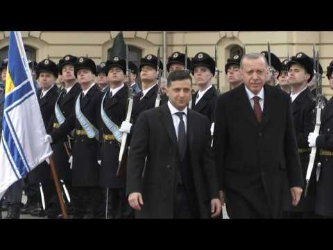 Turkey's Erdogan meets with Ukrainian President Zelensky in Kiev