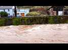 La Bruche en crue à Schirmeck