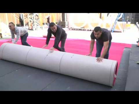 Rolling out the Oscars' red carpet ahead of Sunday's ceremony