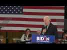 Biden jokes about Iowa caucus results delay at New Hampshire town hall