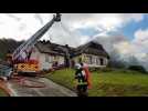 Échenoz-la-Méline : une maison détruite par un incendie
