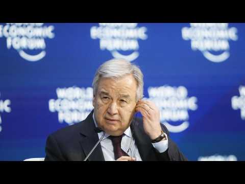 U.N. chief warns of 'wind of madness' over global conflict, climate change