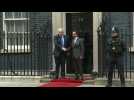 Boris Johnson receives Sultan of Brunei in Downing Street - Label : AFPTV - First images - Category : News