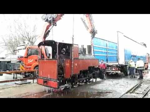 La Decauville du Train forestier d'Abreschviller prend la route
