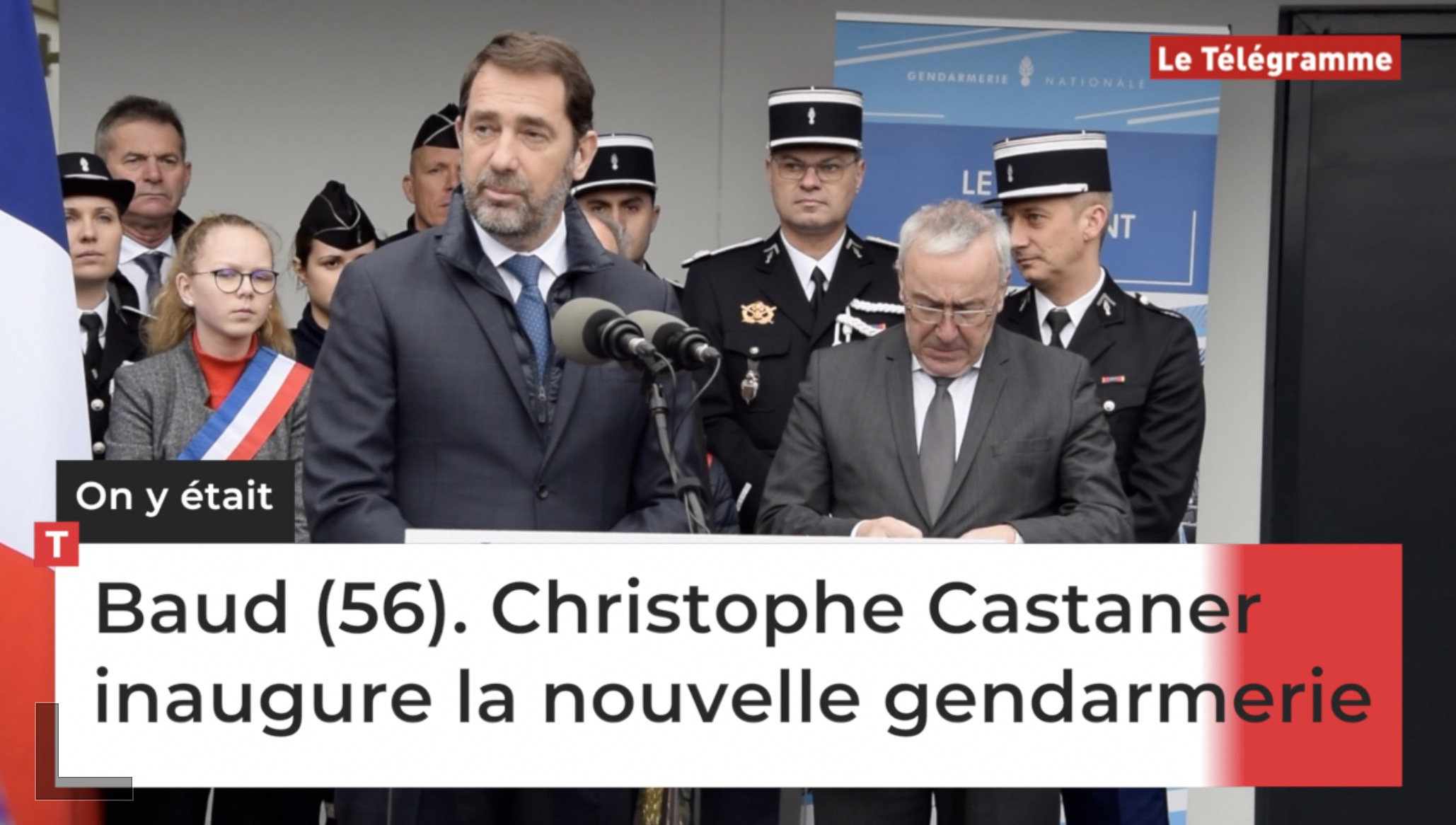 Baud (56). Christophe Castaner inaugure la nouvelle gendarmerie (Le Télégramme)