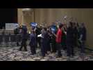 Democratic voters take part in Nevada caucus at Bellagio resort