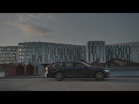 The refreshed Volvo V90 Recharge Driving Video