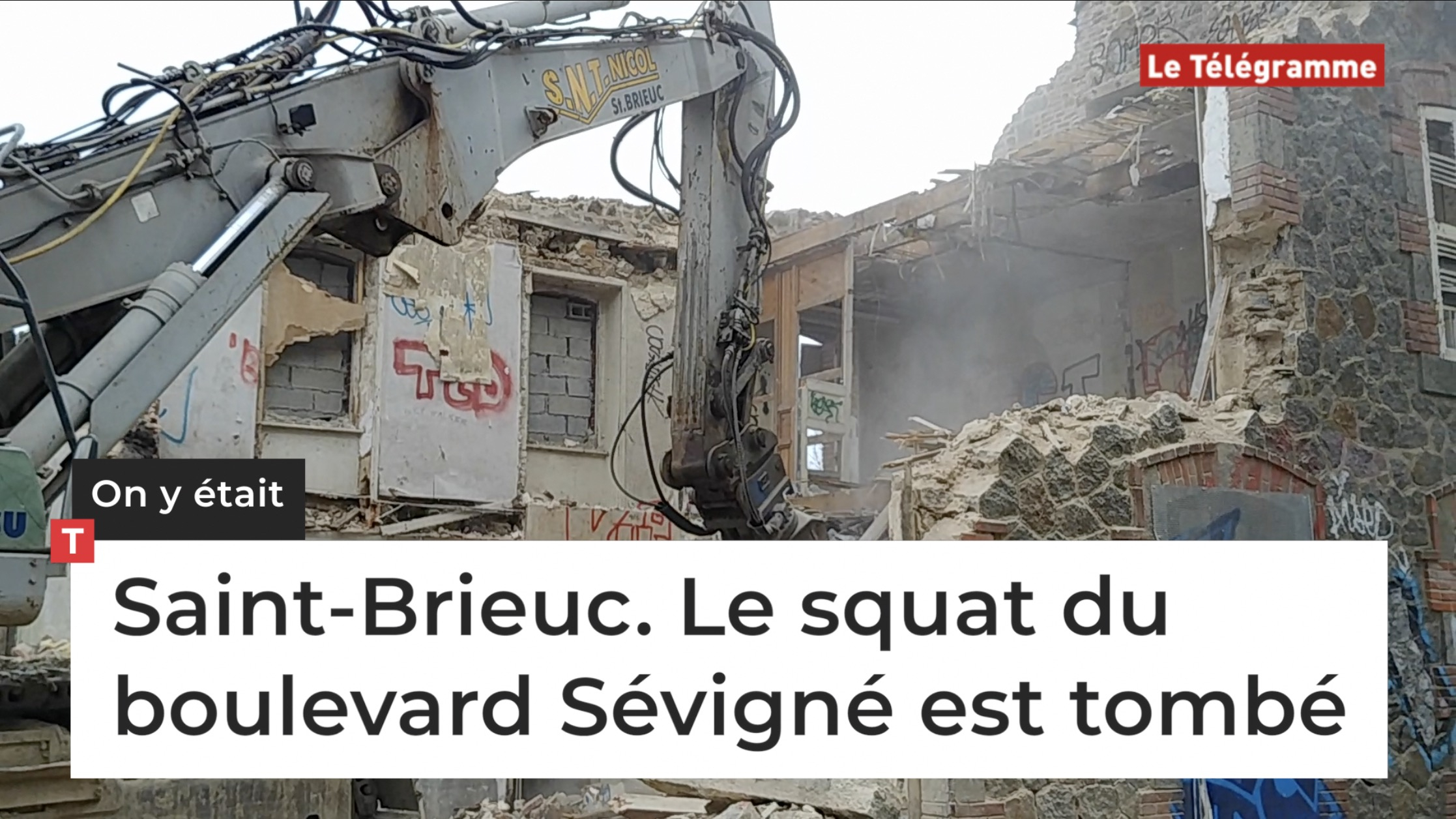 Saint-Brieuc. Le squat du boulevard Sévigné est tombé (Le Télégramme)