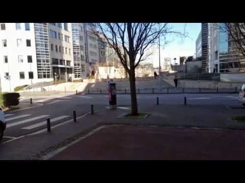 Nancy : quartier historique Croix de Bourgogne récemment aménagé