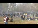 Greece blocks migrants on border with Turkey - Label : AFPTV - First images - Category : News