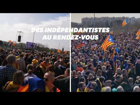 À Perpignan, une foule immense au meeting de l&#39;indépendantiste catalan Puigdemont (Huffington Post)