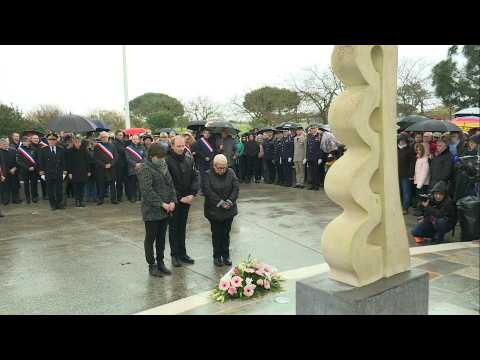 Memorial ceremony for victims of Storm Xynthia in 2010
