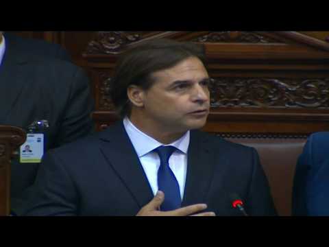 Lacalle Pou sworn in as new president of Uruguay