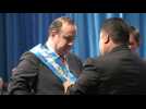 Giammattei swears in as Guatemala president under corruption cloud - Label : AFPTV - First images - Category : News