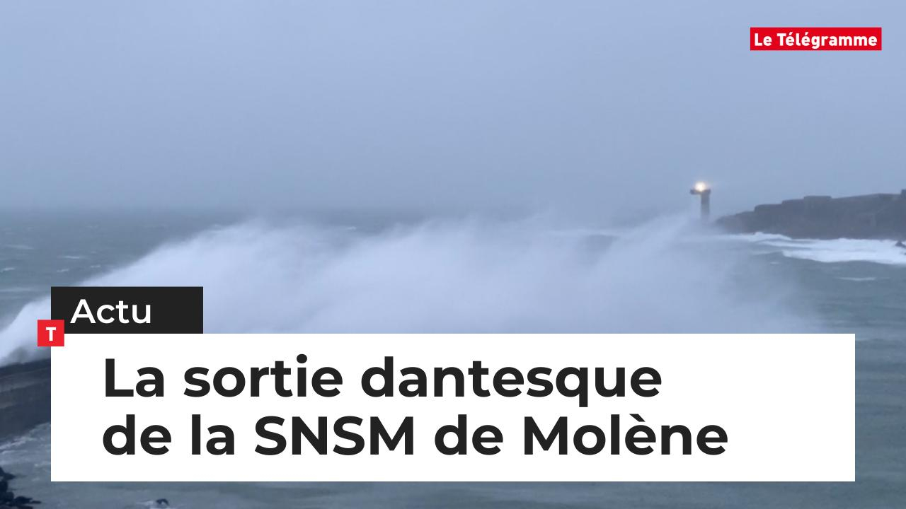 La sortie dantesque de la SNSM de Molène (Le Télégramme)