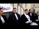 Les avocats du barreau de la Meuse manifestent devant le palais de justice de Bar-le-Duc