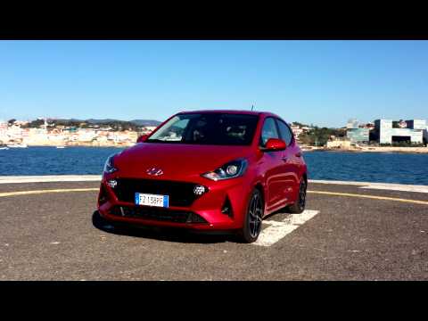 The new Hyundai i10 in Dragon Red Exterior Design