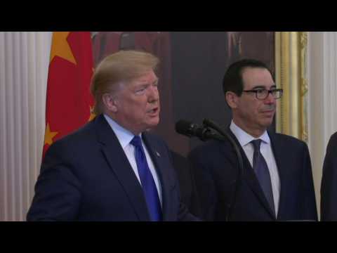 Trump hails 'momentous' US-China trade deal ahead of signing
