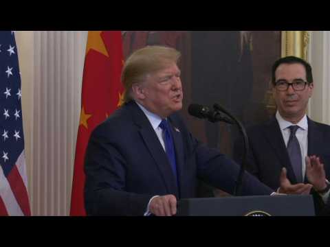 Trump says US-China trade deal contains 'substantial and enforceable'