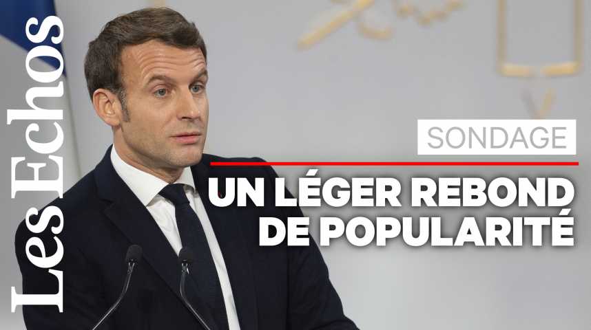 Illustration pour la vidéo Popularité : un rebond fragile pour Emmanuel Macron