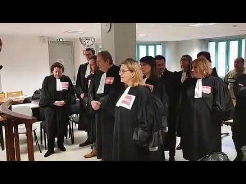 Au tribunal de Vesoul les avocats balancent leur robe