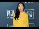 Awkwafina red carpet look inspired by 'power'