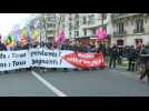 Anti-pension reform protest begins in Paris