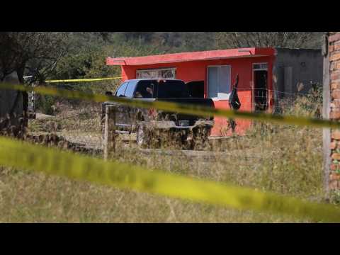 Mexico: Images of site exterior where authorities found mass grave