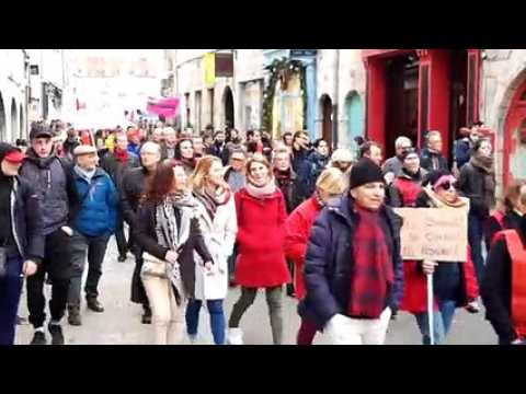 Besancon : 1000 personnes mobilisés contre la réforme des retraites