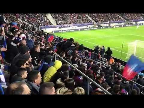 Belfort – Rennes en quart de finale de la Coupe de France au stade Bonal : les encouragements en début de match