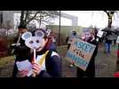 Manifestation des enseignants du collège de Scey-sur-Saône