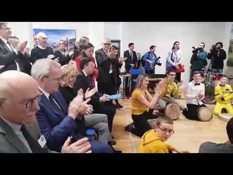 Brigitte Macron à Metz pour la Fondation Pieces Jaunes