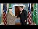 Pompeo hosts Saudi Foreign Minister at State Department