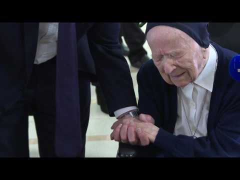 Europe's oldest person, a French nun, celebrates 116th birthday