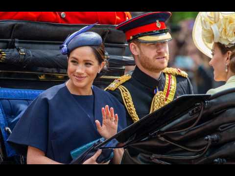 Prince Harry and Duchess Meghan meet academics at Stanford University
