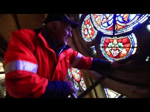 Metz : on a passé l'aspirateur sous les voûtes de la cathédrale