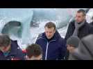 Global warming: Emmanuel Macron visits Mer de Glace in Chamonix
