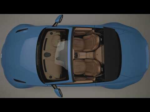 Aston Martin Vantage Roadster Interior Design in Studio