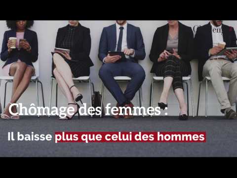 Le chômage des femmes baisse plus vite que celui des hommes