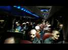 Épinal – Saint-Étienne en quart de finale de la Coupe de France au stade Marcel-Picot : les supporters donnent de la voix dans le bus
