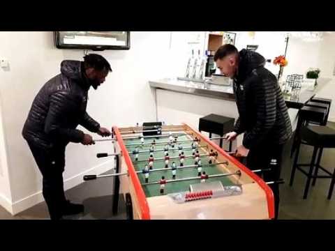 Football (Coupe de France) - le quart de finale Epinal - Saint-Etienne en version babyfoot