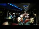 Épinal – Saint-Étienne en quart de finale de la Coupe de France au stade Marcel-Picot : les supporters donnent de la voix dans le bus