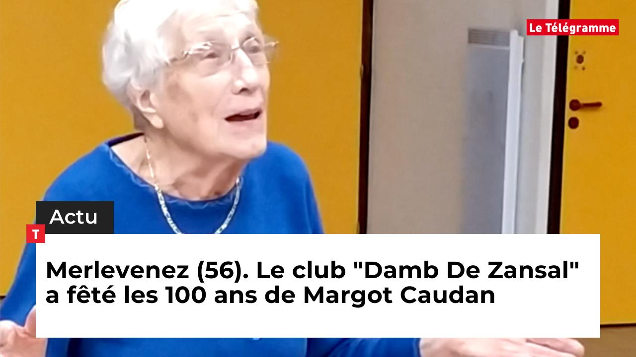 Merlevenez (56). Le club "Damb De Zansal" a fêté les 100 ans de Margot Caudan (Le Télégramme)