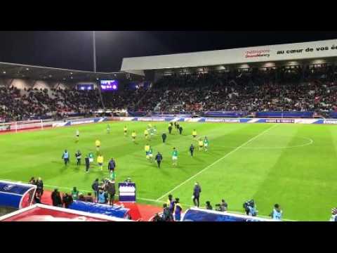 Épinal – Saint-Étienne en quart de finale de la Coupe de France au stade Marcel-Picot : c'est la mi-temps