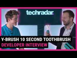 Y Brush can clean your teeth in 10 seconds | TechRadar at CES 2020