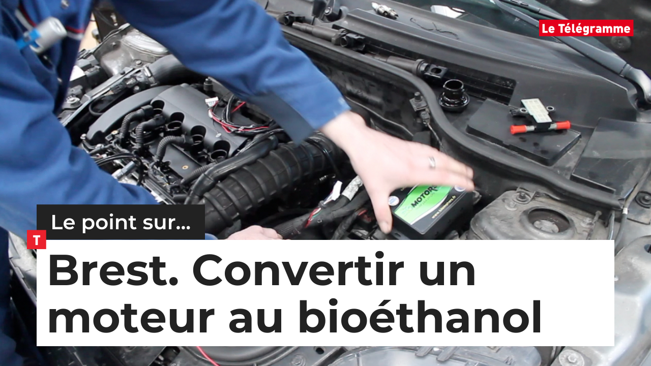 Brest. Convertir un moteur au bioéthanol (Le Télégramme)