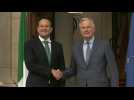 Barnier arrives in Dublin for talks with Varadkar